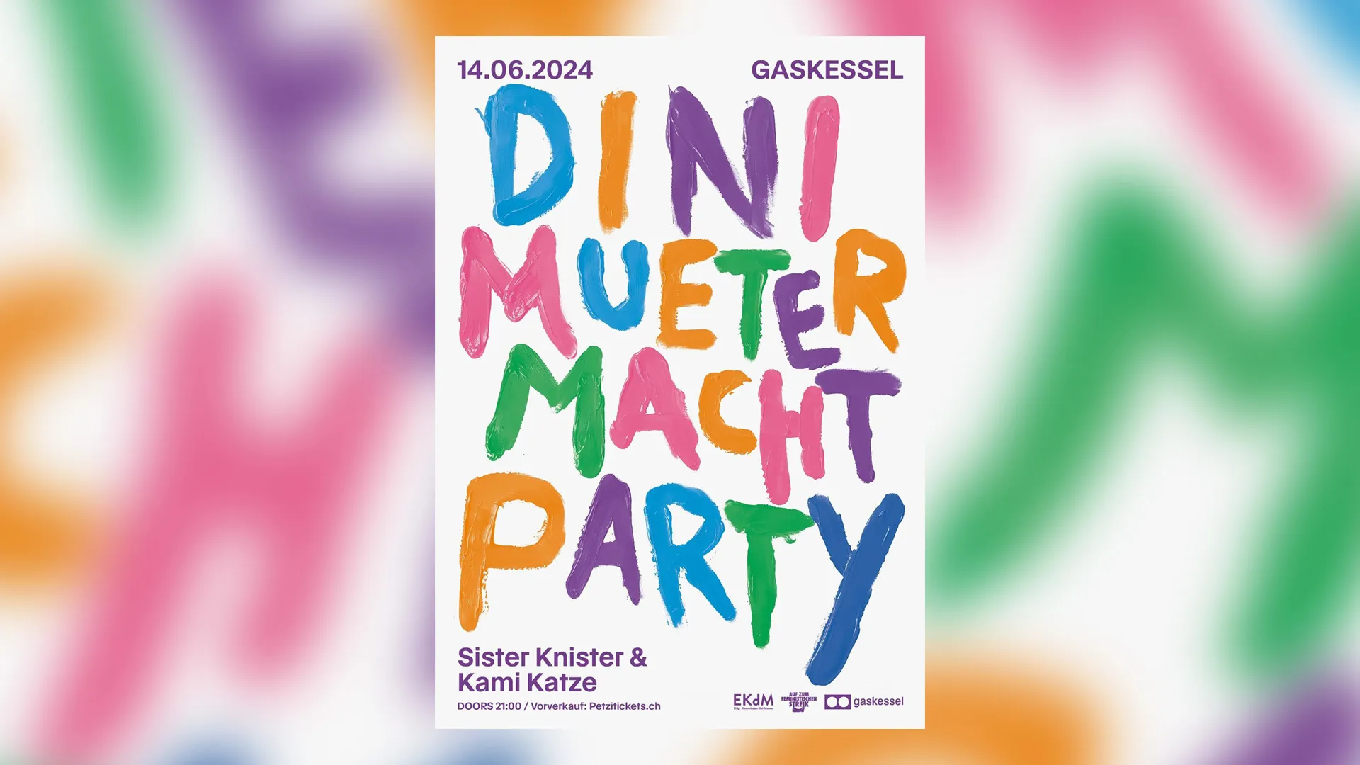 Dini Mueter macht Party